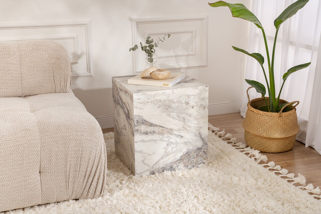 Masuta, Hanah Home, Küp, 45x50x45 cm, Marmura Freesia - imagine 7